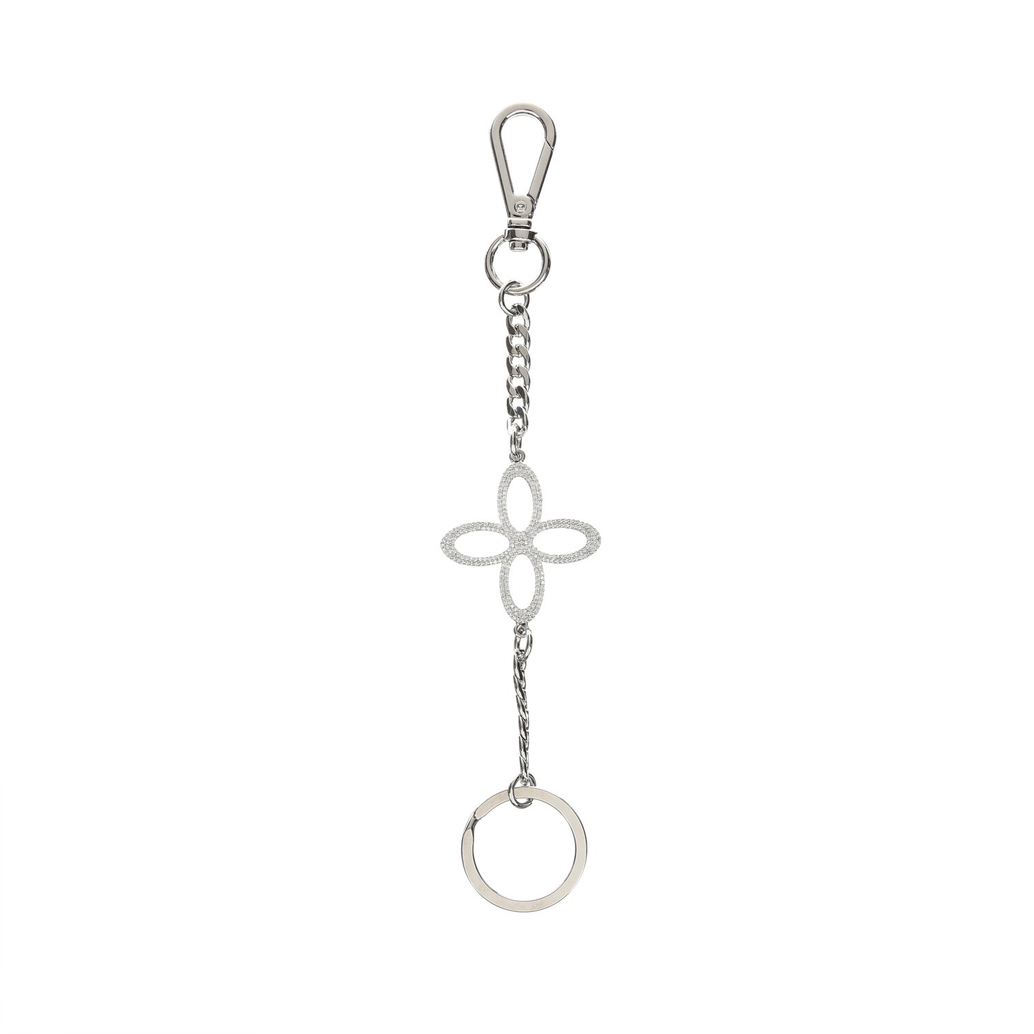 【SURGERY】 SURGERY ICE CLOVER BRACELET KEYRING : SILVER