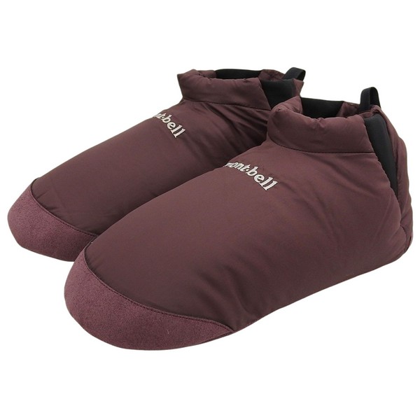 モンベル サンダル メンズ レディース L ナイロン 室内 冬用 ワインレッド ダウン キャンプシューズ RL1118827WRD mont-bell