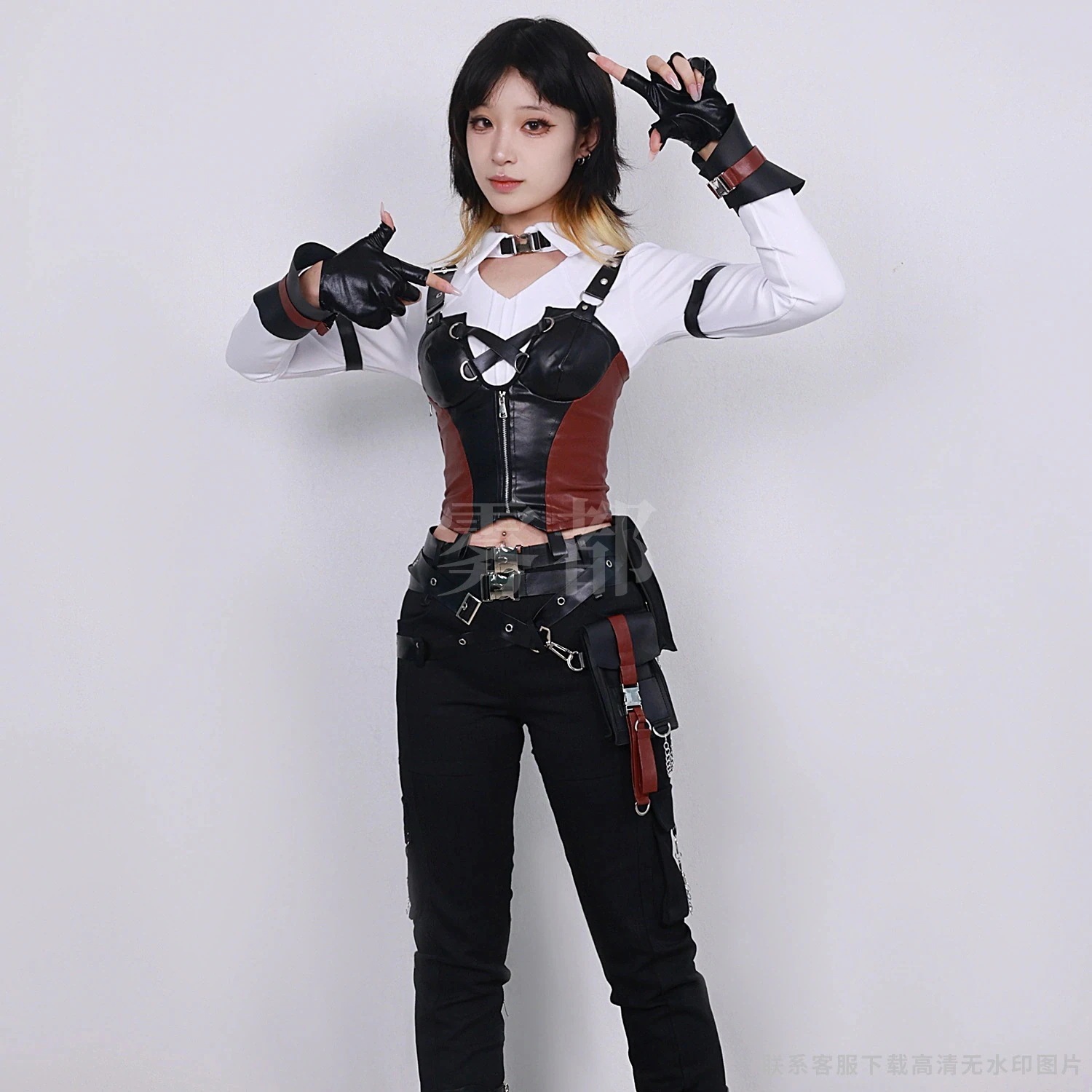 恋と深空服ヒロイン-ハンターパンツCosハンターさん戦闘服ゲームセット