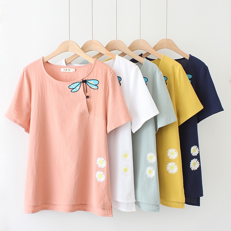 Tシャツ 韓国 半袖 レディーストップス 大きいサイズ 3l 4xl 5lブラウス カジュアル ゆっ