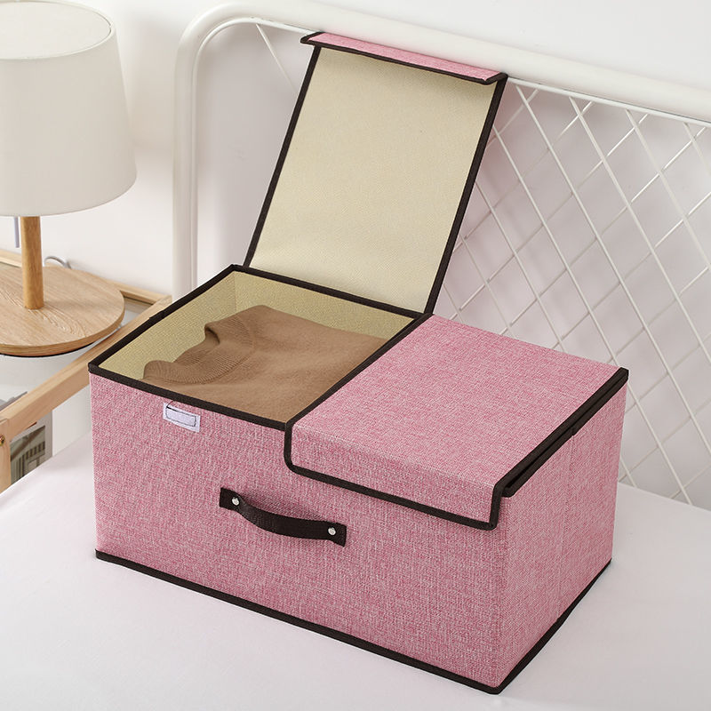【】lucky box 収納ボックスに服を入れる大型多機能折り畳み布芸整理ケース小箱物下着靴下収納ケース