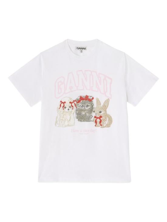 GANNI Women Tops A1050029 151 White