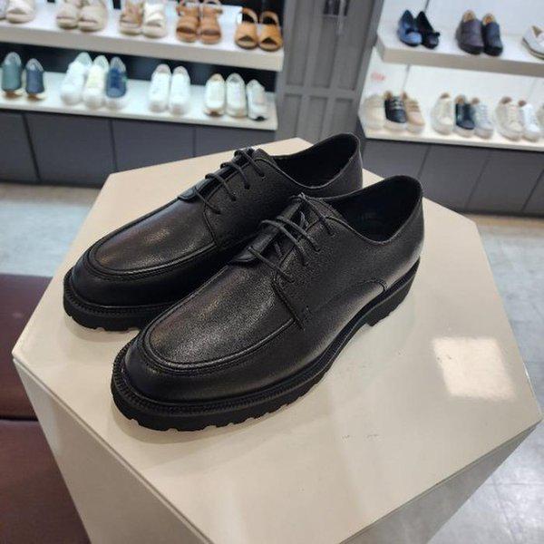 HC10 男性Uチップダービークリッパーシューズブラック LCMD43U51419 (41103566)