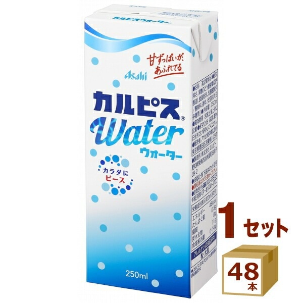 エルビー カルピスウォーター（ＬＬ）紙パックスリム 250ml48本