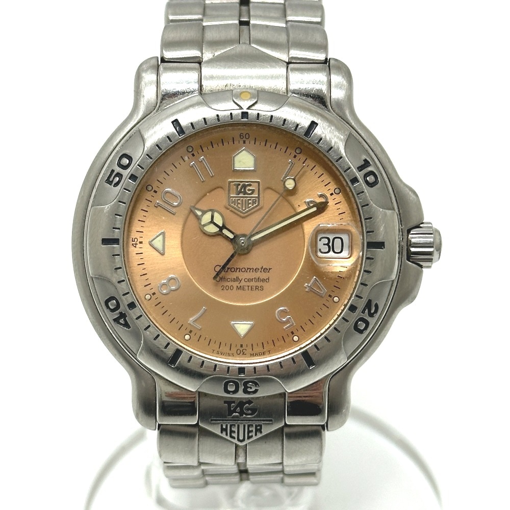 腕時計 WH5115-K1 6000シリーズ ロゴ デイト 自動巻き SS シルバー