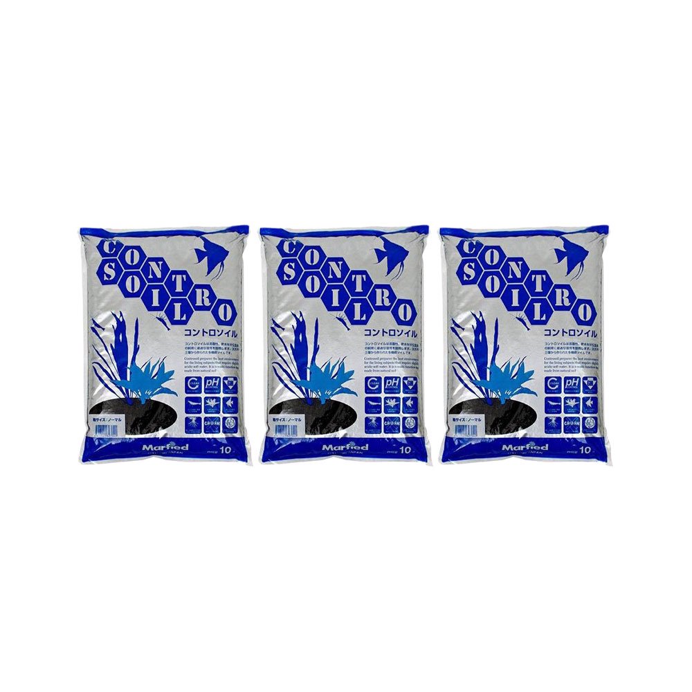 マーフィード　コントロソイル　ノーマル　１０リットル（黒）X３袋　吸着ソイル　アクアリウム　熱帯魚　水草　お一人様１点限り　ＣＲＣ21―30―20―10―10