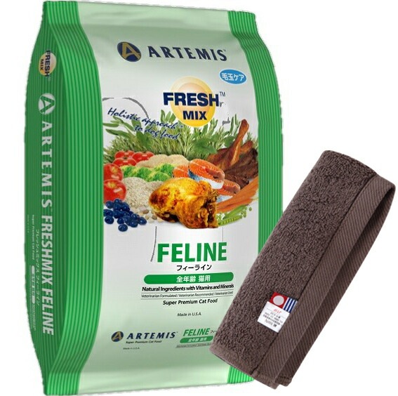 アーテミス フレッシュミックス フィーライン6kg【犬想いオリジナル今治ハンドタオルセット】【タオルカラー モカ】【正規品】