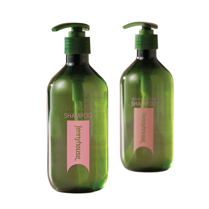 ジェニーハウスセルフアップリアルケアシャンプーウディマスク500ml2個