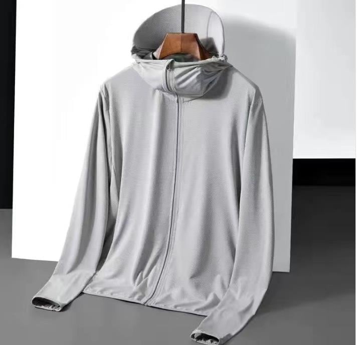 屋外の氷の日焼け止め服男性と女性夏の反ウルトラヴィオレットライトライト - 照明空気 - 息を吐く日焼け止めジャケット