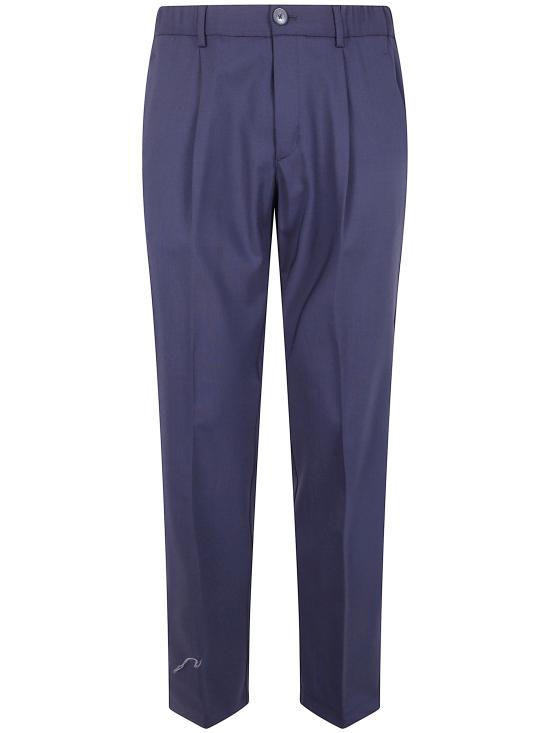HERNO Men Straight Pants PT000130U 33474S 9200 NAVY BLUE
