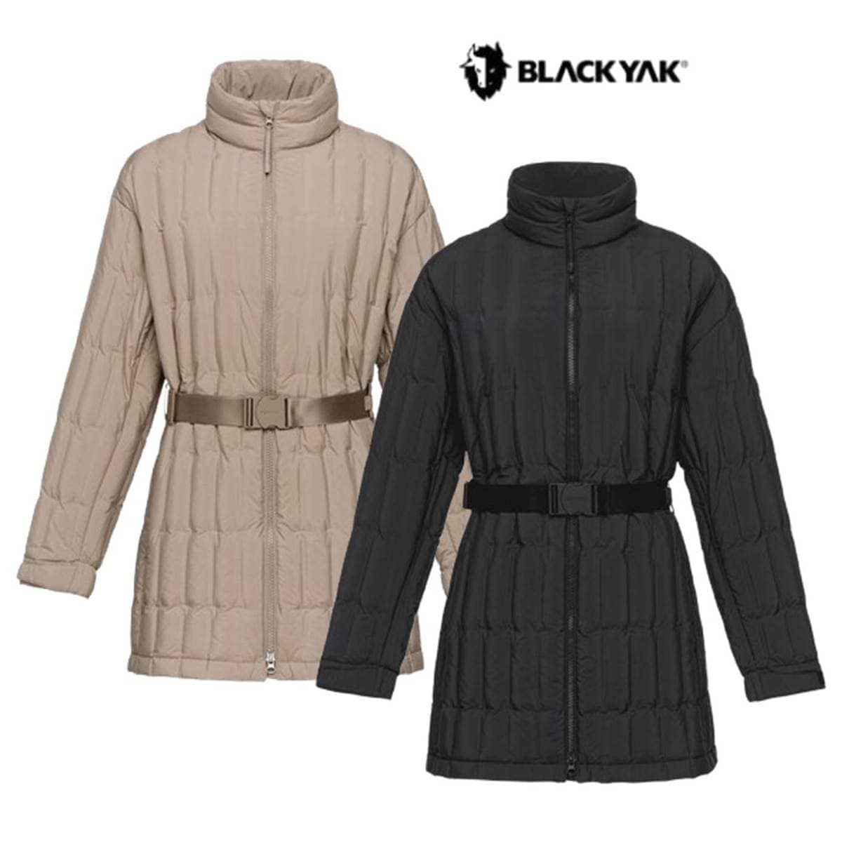 25年 F/W 女性 軽量 中丈 ルクラ ベルト チューブ ダウンジャケット2 (1BYPAWU517) - 定価 339.000ウォン