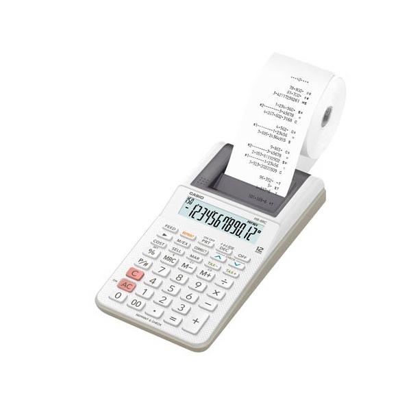 HR-8RC-WE プリンター電卓 ホワイト 5,279円