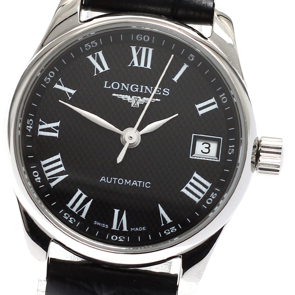 ロンジン LONGINES L2.128.4 マスターコレクション デイト 自動巻き レディース 良品 _930887【中古】