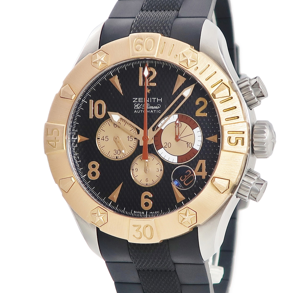 デファイ クラシック クロノエアロ 86.0526.4000/21.R642 自動巻き メンズ K18PG×SS コンビ 3年保証