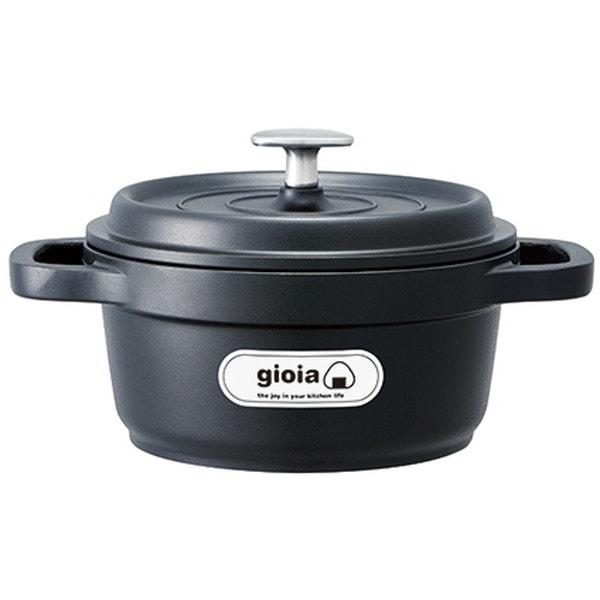 XC-16GBK ジョイア ごはん鍋 16cm ブラック [IH対応]