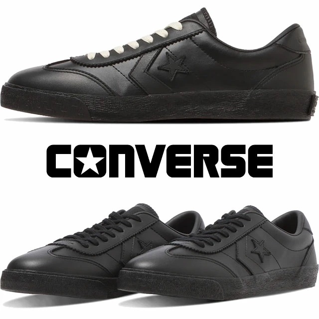 コンバース レディース スニーカー ロードクラシック SK SY OX メンズ ローカット スケボー カジュアルシューズ スケートボード 真っ黒スニーカー 33702400 ブラックモノ 黒 靴