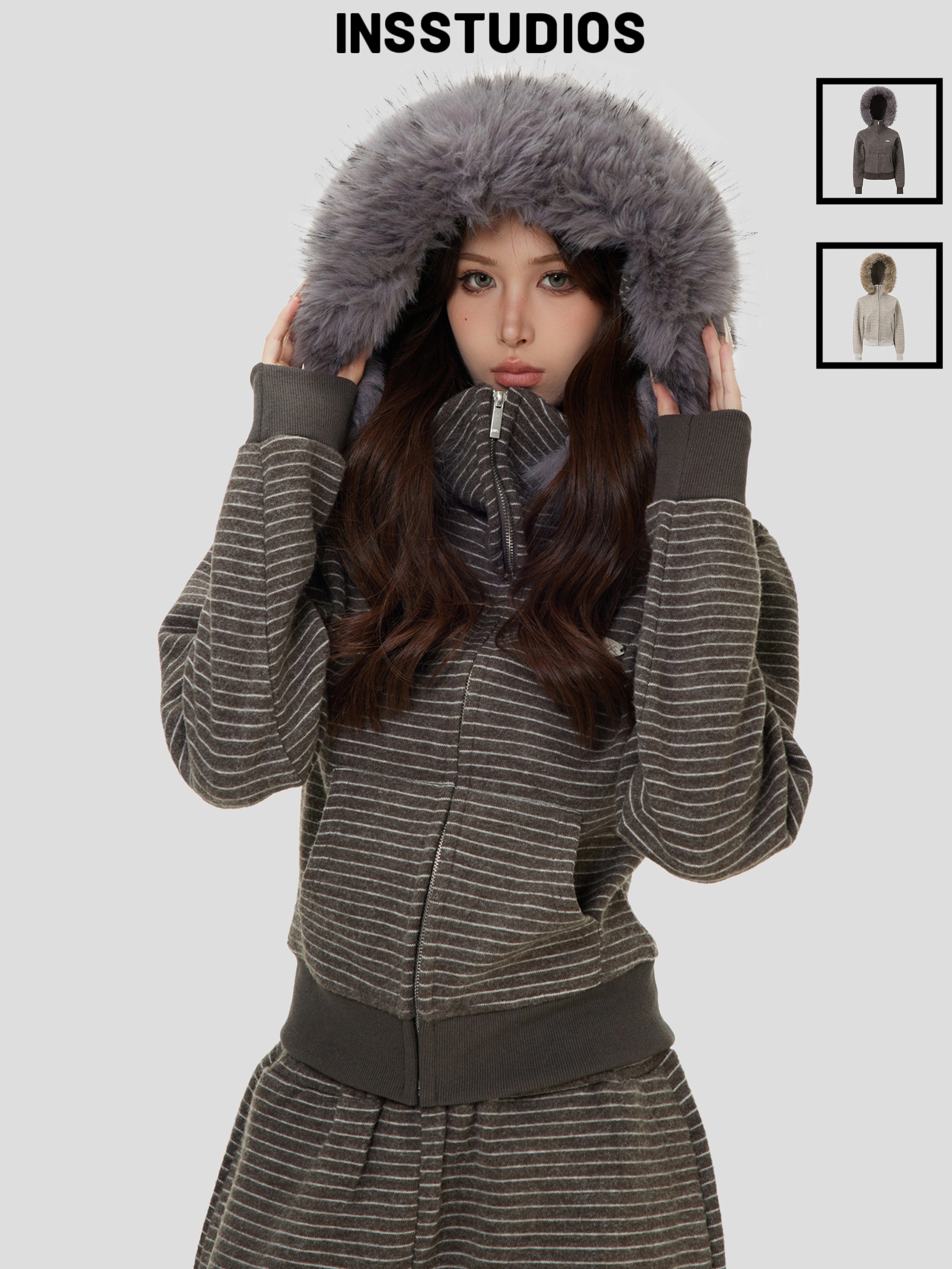 ブルゾンフード付きショート長袖トップスカジュアルファッション系フル丈カラーダコーデトラック 防寒 かわいい 2025 レディース アウタートレンド 韓国っぽ 秋冬