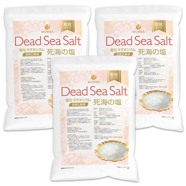 Qoo10] ニチガ 【粒状タイプ】死海の塩 Dead Sea