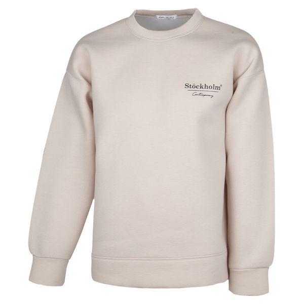 メンズルーズフィットストックネオプレンマンツーマンTシャツ RB TSA Q009 ベージュ_P409089749
