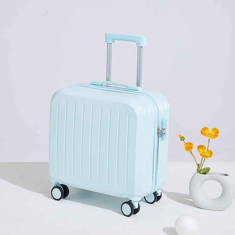 多機能スーツケース搭乗箱女性18インチ小型子母箱レバー箱ポータブル旅行パスワード箱