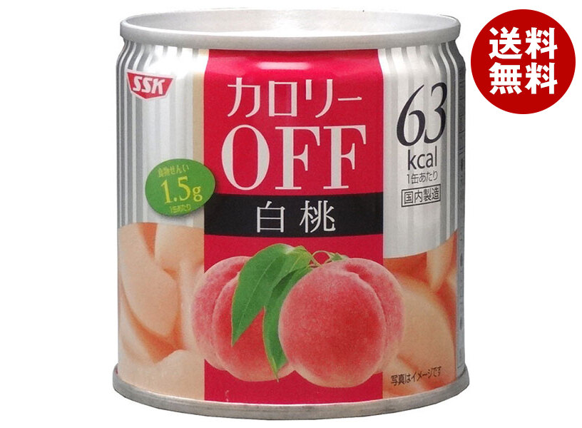 SSK カロリーOFF 白桃 185g＊24個入＊(2ケース)