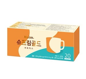 シュプリームゴールド 13.5gx20T 韓国コーヒー プレミアムコーヒー