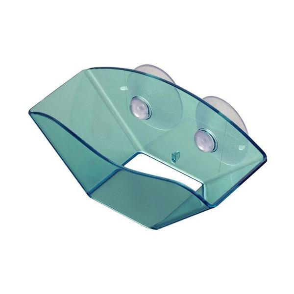 [10セット] スマイルキッズ 水切りが早い！スポンジラック ライトブルー ASP-01LBX10