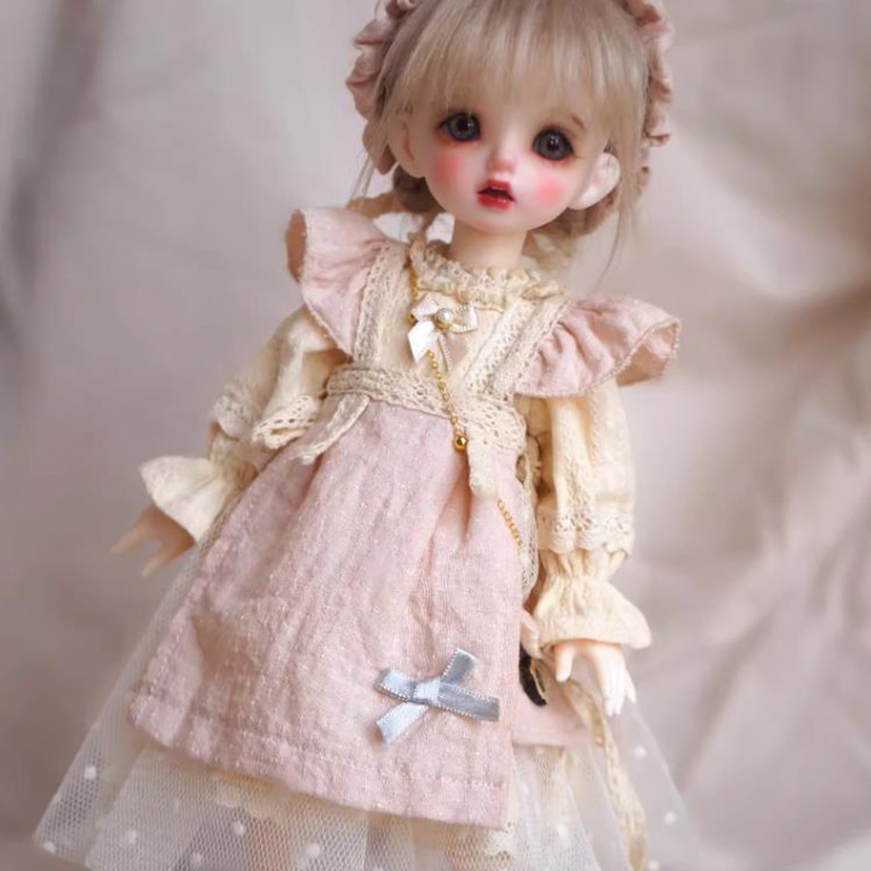 BJD ドール用衣装セット ドール服 5点セット 1/3 1/4 1/6 幼SD/MSD/SDサイズ球体関節人形用