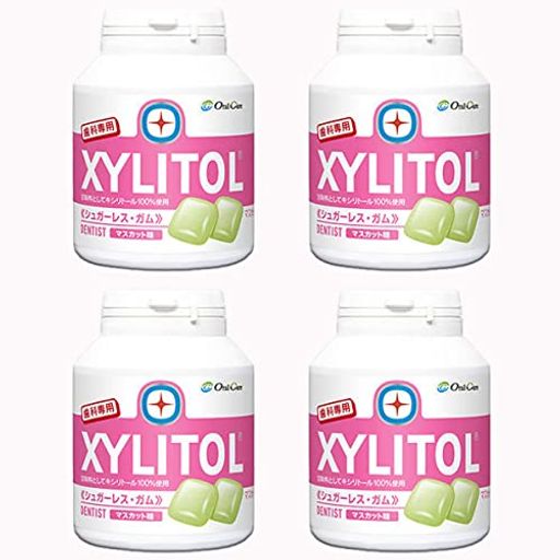 オーラルケア 歯科専用 ロッテ キシリトールガム ボトルタイプ 90粒 × 4本セット マスカット味