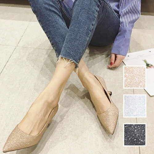 パンプス 韓国 ファッション レディース 春 夏 秋 冬 ブライダル お呼ばれ コーデ 成人式 二次会 同窓会 20代 30代 40代 50代 2025 キラキラ ミドルヒール ゴージャス 華や