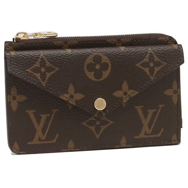 ルイヴィトン コインケース キーケース ポルト カルトレクト ヴェルソ キーリング ブラウン レディース LOUIS VUITTON M69431 モノグラム L字ファスナー 小銭入れ