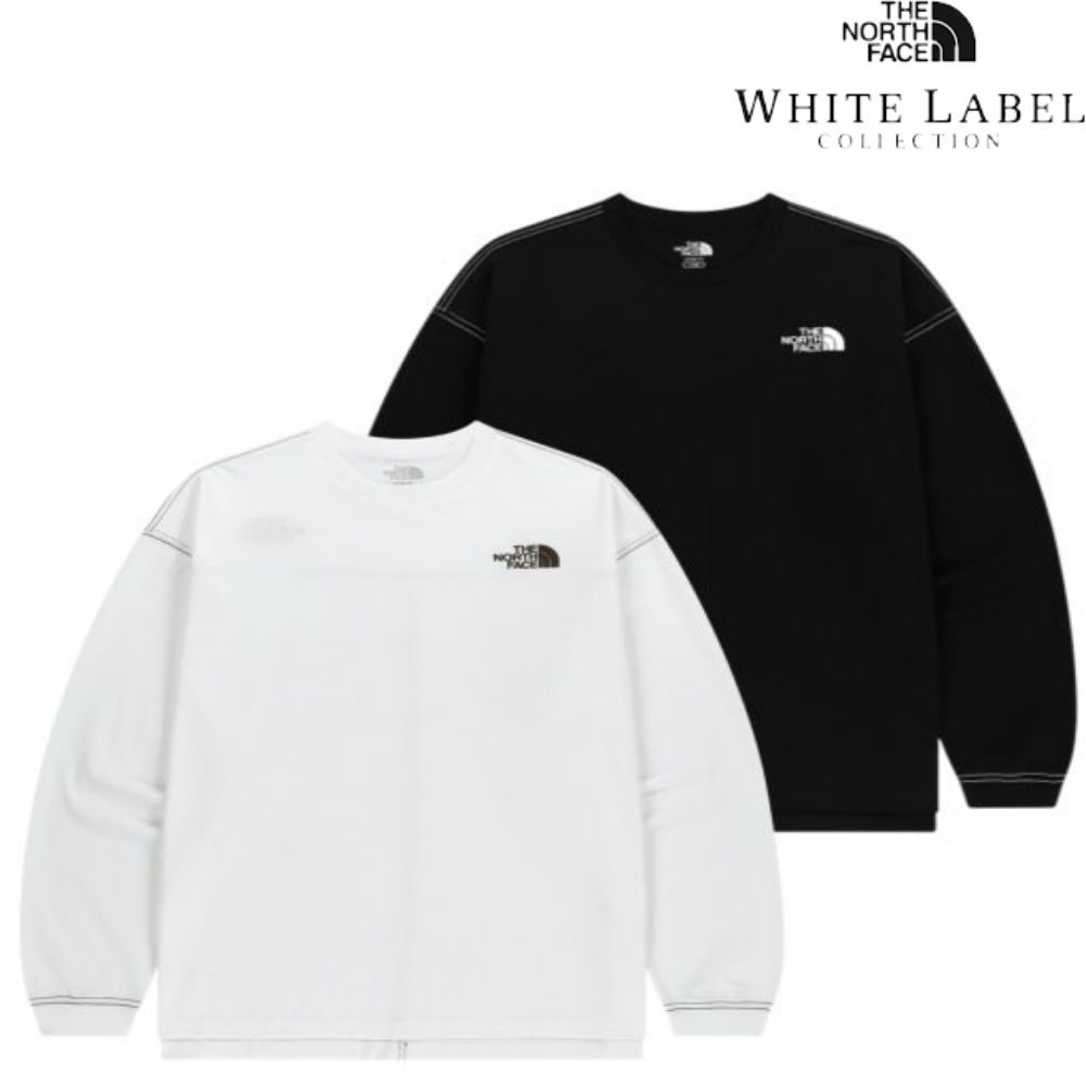 【韓国限定モデル】 WHITE LABEL/ESSENTIAL長袖ラウンドTシャツ/ユニセックス/NT7TR54