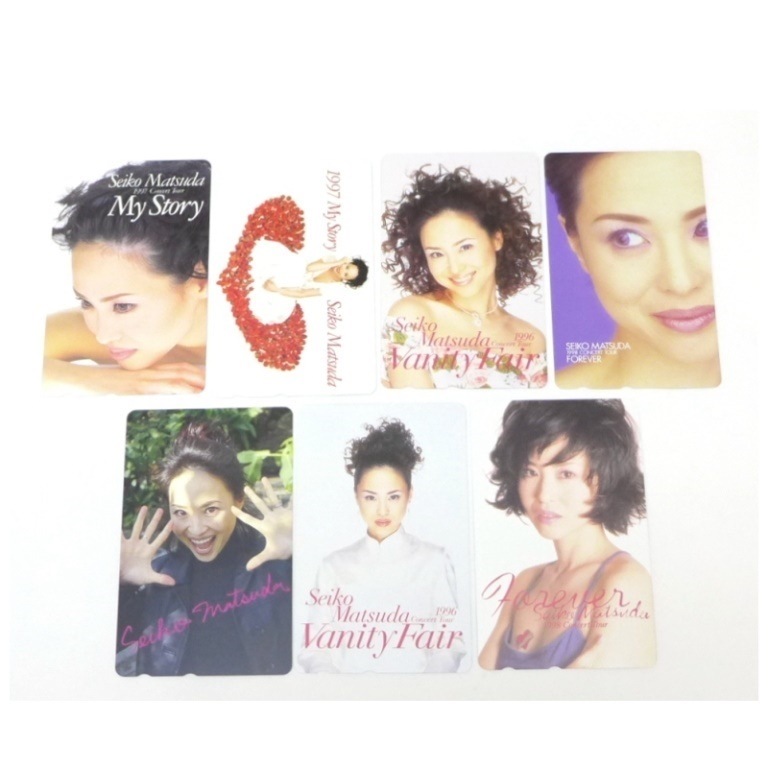 ﾃﾚﾎﾝｶｰﾄﾞ ﾃﾚｶ 松田聖子 50度 7枚ｾｯﾄ 未使用(46280)