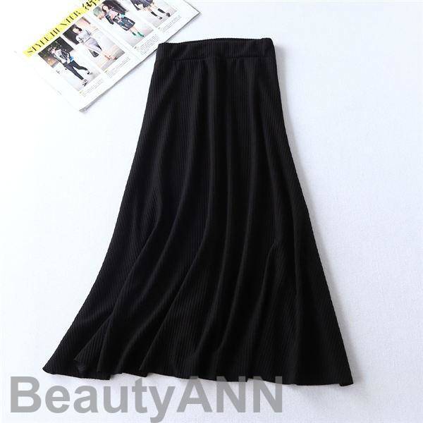 新生活 スカート マキシ丈 ミモレ レディース フレア Aライン ゴム マキシスカート 夏秋 体型カバー 伸縮性 ロング スタイル 色ぽい 上品 プレゼント ギフト