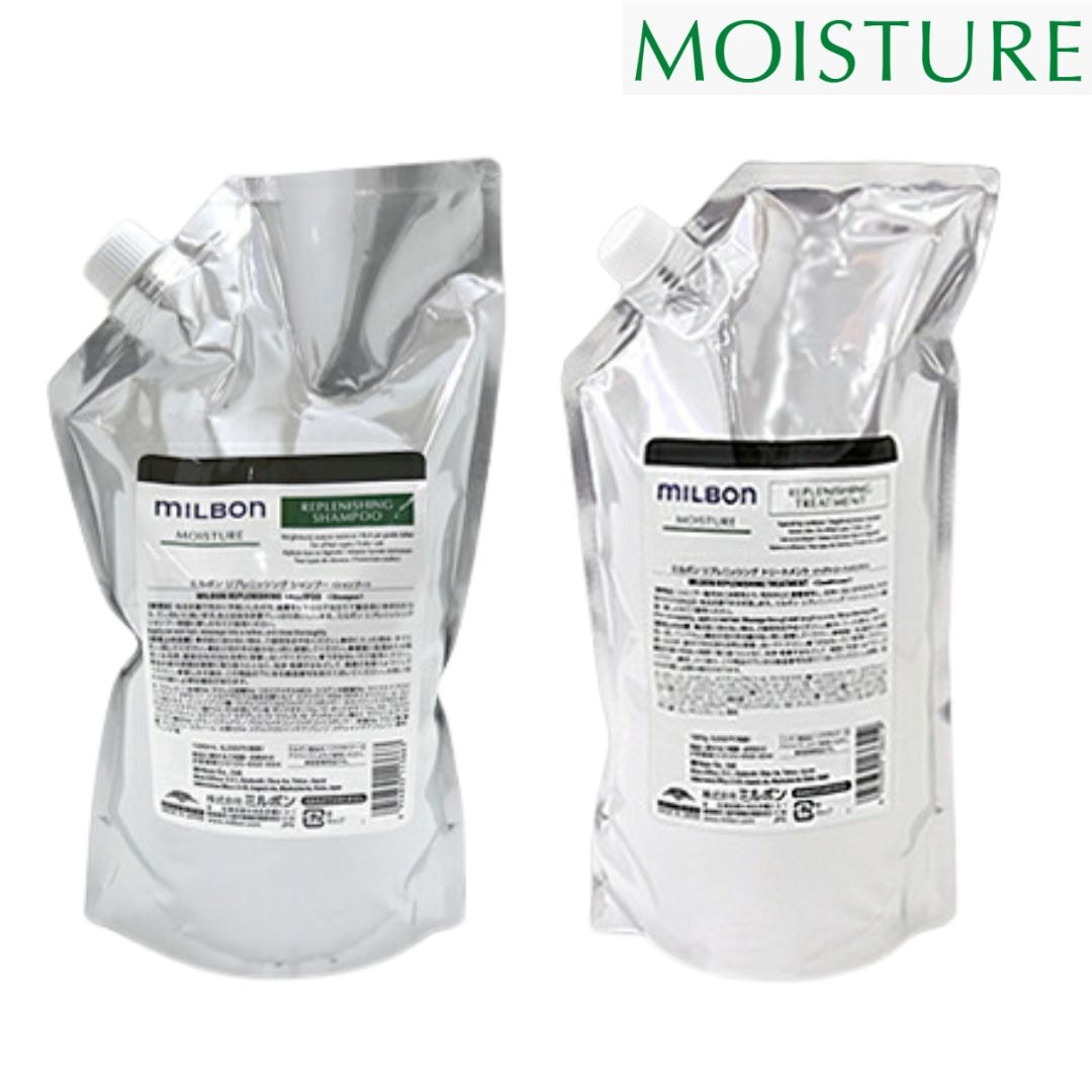 モイスチャー　リプレニッシング　シャンプー＆トリートメント　1000mlセット Amazon | ミルボン モイスチュア リプレニッシング シャンプー