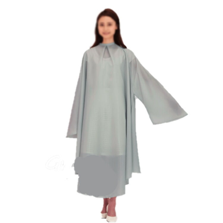 カトレア No.1314 抗菌防臭ワッシャービッグ袖付クロス 刈布 美容院 美容室 サロン用 理容院 理容室 自宅 床屋 散髪 セルフカット カットクロス ヘアクロス スタイリング 美容室 理容室 化 6,839円