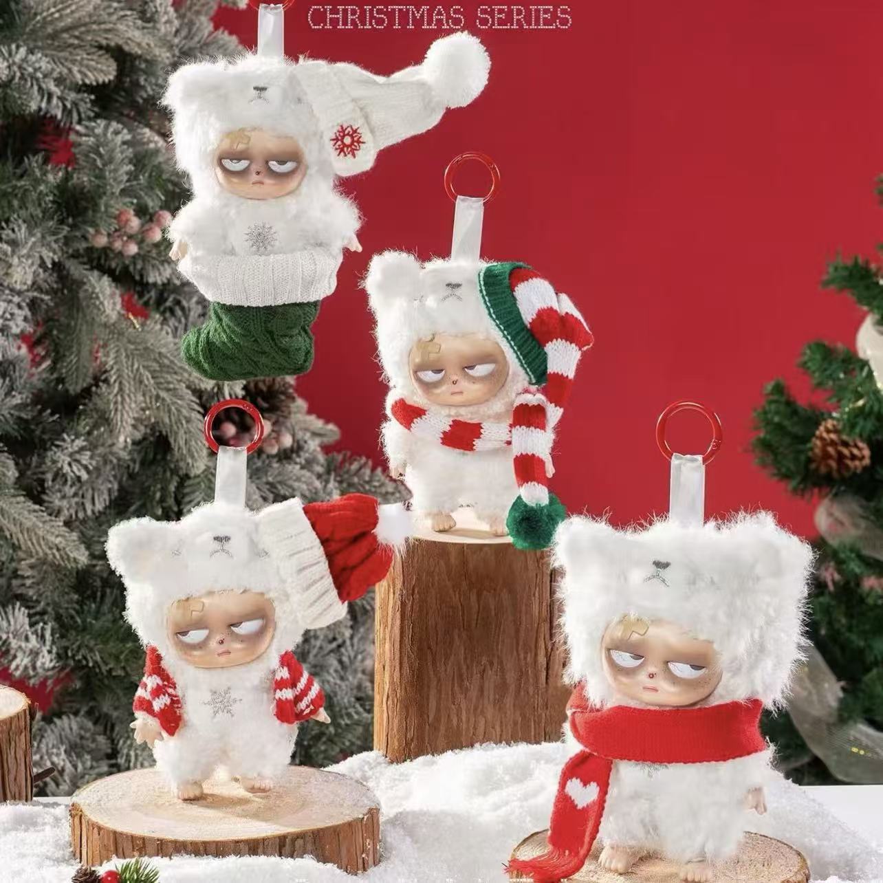 【3日出荷！公式正規品】Grumpipi 不眠ランニングベイビー スノーフェアリーテイル ソフビぬいぐるみ チャーム ブラインドボックス フィギュア クリスマスギフト プレゼント