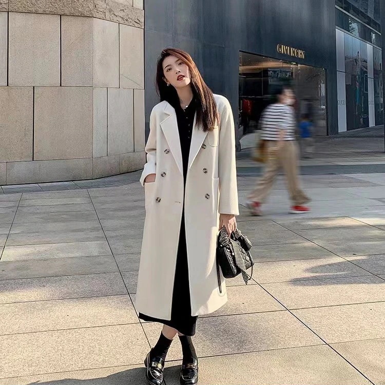 品質いいな新品 チェスターコート ブレザー 冬服 レディース ロング パープル ゆったり アウター 通勤 3色 おしゃれ 着痩せ フェミニン 韓国風 デート 20代30代40代50代