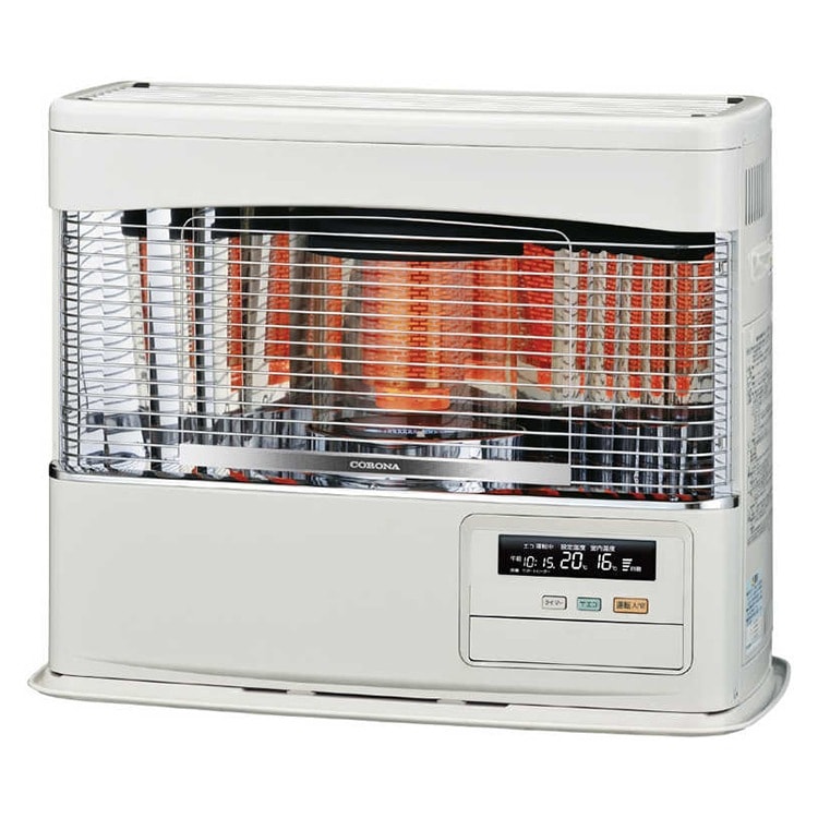 寒冷地用大型ストーブ PRシリーズ FF式輻射＋床暖 主に18畳 灯油 クイックパルスバーナ ホワイト UH-F7024PR-W