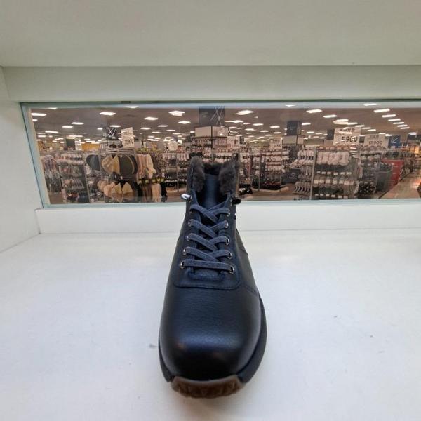 天然皮革 牛革 レディースブーツ YADWBS605BK (S42611016)