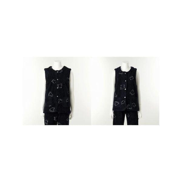 ビーナス正常 極細糸ホッキョクグマ刺繍 冬用 男女兼用 室内着 ベスト VEV4967M VEV497.._P413635381