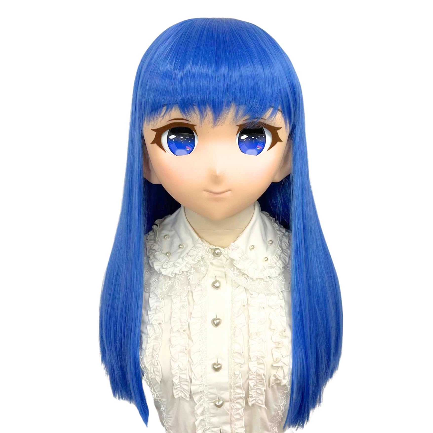 むにむに製作所 プレミアム ウィッグ【ブルー】ロング