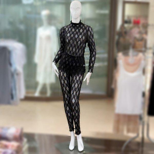 女性 プリーツレース 部屋着SET (WLG2559C/L)_s