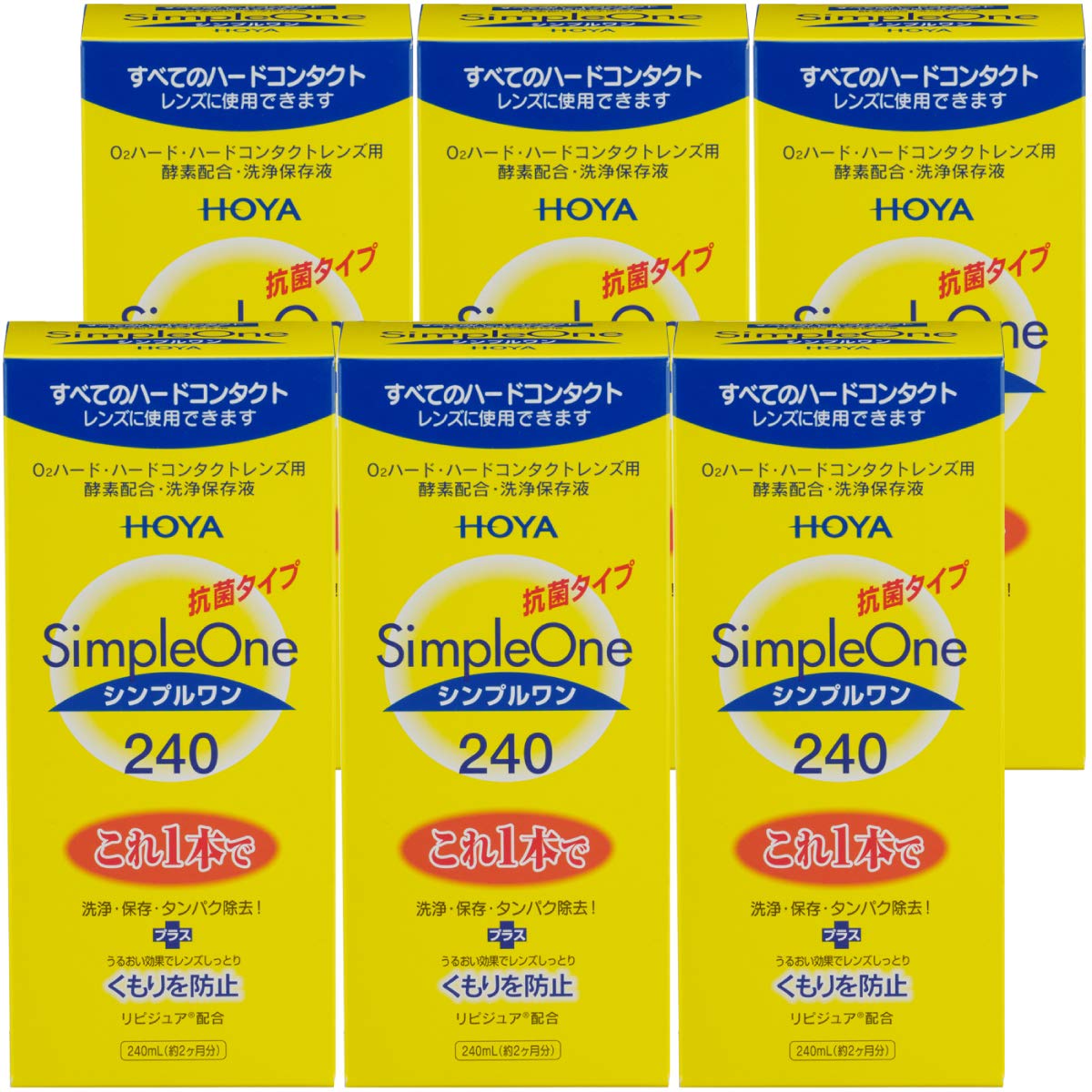 全国送料無料 Hoya シンプルワン 240mlx6本