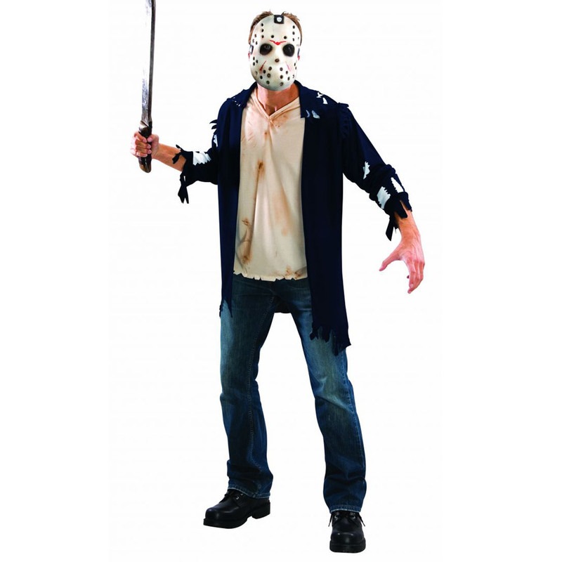 コスプレ 仮装 ジェイソン XS 【 コスプレ 衣装 ハロウィン 仮装 コスチューム ホラー 公式 怖い 大人用 男性用 正規ライセンス品 メンズ 映画キャラクター パーティーグッズ 余興 13日の金