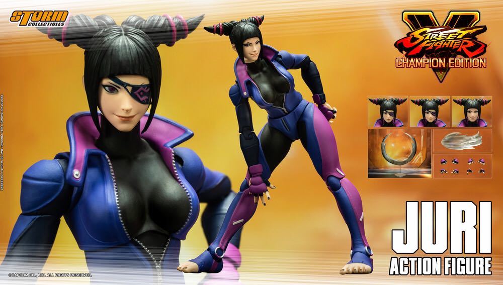 新品未開封Storm Collectibles ストリートファイターV ハンジュリ fighter Juri 1/12