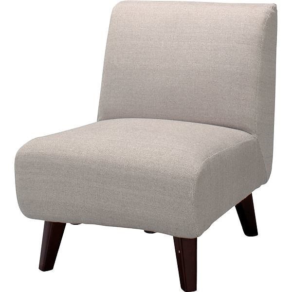 シンプル1人掛けソファー/ローソファー [ベージュ] 木フレーム 『ネオトマソン』 SS-94BE