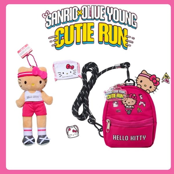【韓国限定】ハローキティ CUTE RUN コラボ 4点コンプリートセット 韓国限定】ハローキティ CUTE RUN コラボ 4点コンプリートセット ｵﾝﾗｲﾝ
