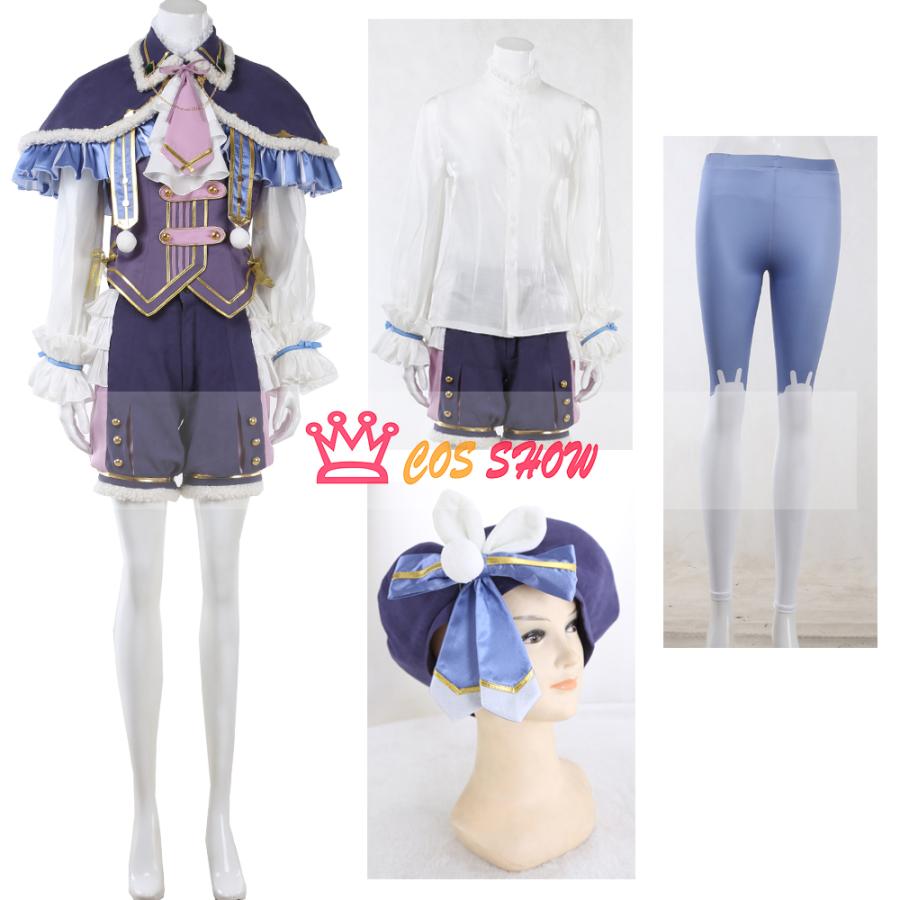 新品販売!あんさんぶるスターズ! あんスタ 課金ボーナスカード 心地よい時間 紫之創 しのはじめ コスプレ衣装 cosplay 仮装 帽子+靴下付き オーダーメイド製作可能 仮装