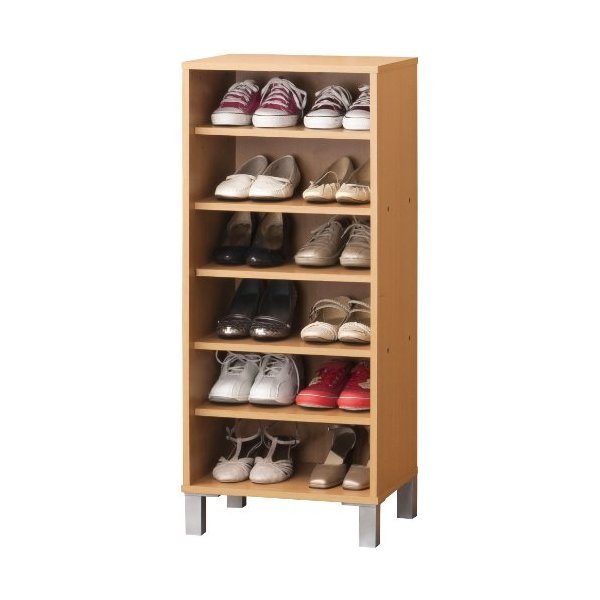 オープン シューズボックス W45 026089 ナチュラル 【組立式】 メーカー直送